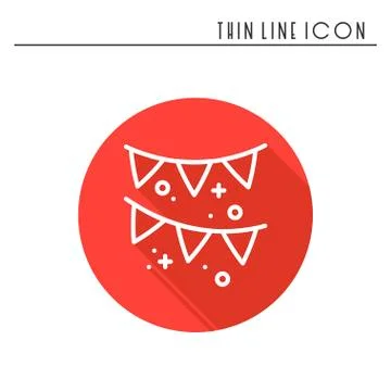 Confetti, tinsel icon. Falling tiny pieces. Party celebration birthday holida Stock Illustration