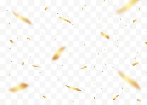 Confetti Vector Background. Party Design With Colorful Confetti. Stock Illustration