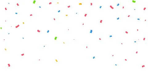 Confetti vector illustration. Festive background Stock Illustration