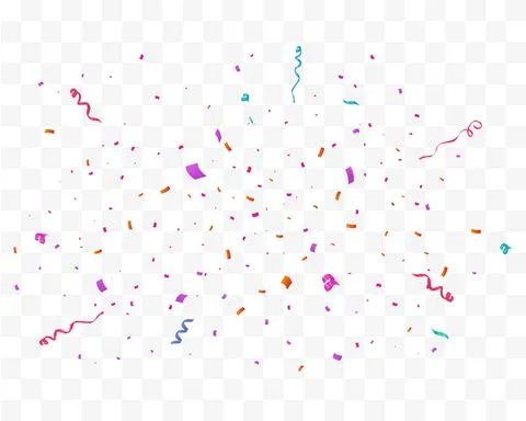 Confetti vector illustration. Festive background Stock Illustration