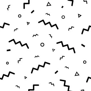 Confetti vector line pattern Stock Illustration