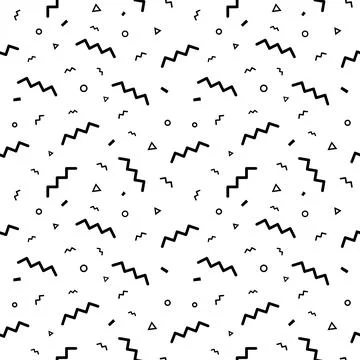 Confetti vector pattern Stock Illustration