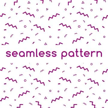 Confetti vector pattern in purple color Stock Illustration