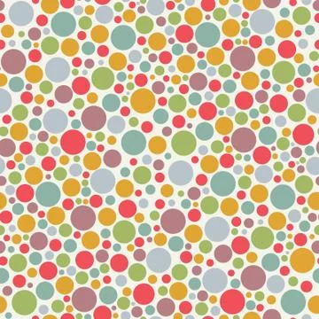 Confetti vector seamless pattern Stock Illustration