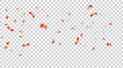 Confetti on white background transparent image Stock Illustration