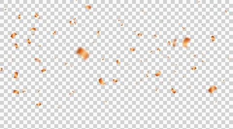 Confetti on white background transparent image Stock Illustration