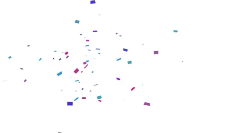 Confetti Wipe With Matte Stock-Footage 3912936