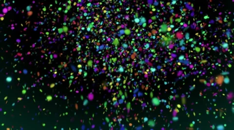 Confetti1 - video background loop Stock Footage 8678067