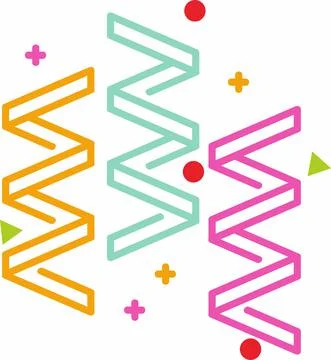 Conffeti background line イラスト素材