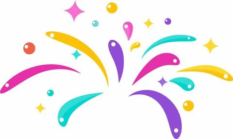 Conffeti background splash イラスト素材