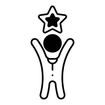 Confidence Dualtone Icon Stock Illustration