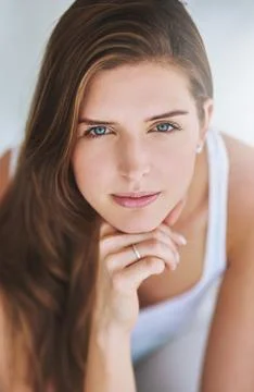 Confidence is the ultimate measure of beauty. Cropped portrait of an attractive Stock Photos