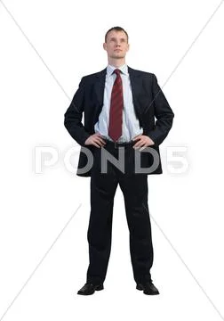 Confident businessman Stock Photos