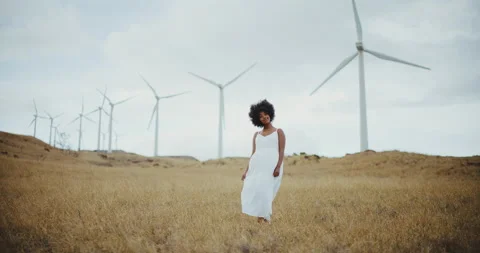 Confident in the Clean Energy Future Stock Footage 180757197