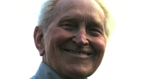 Confident elderly gentleman smiling Stock Footage 847650