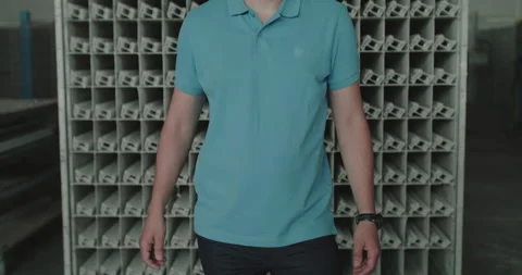 Confident engineer crossing hands and looking at camera on industrial factory 스톡 동영상 130562686