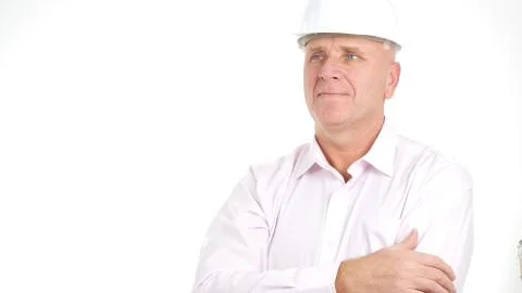 Confident Engineer Portrait Smiling in a Interview Stock Photos