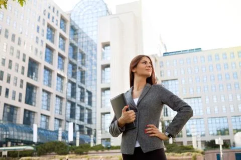 With confident look to the future Stock Photos