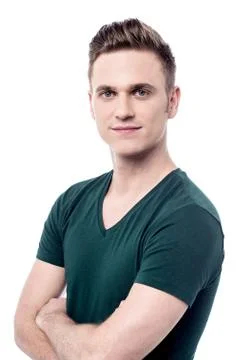 Confident man looking at camera Stock Photos