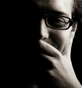 Confident man looking straight Stock Photos