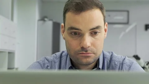 Confident manager working late night in office Stock Footage 132999864
