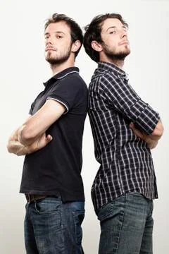 Confident Twins Stock Photos