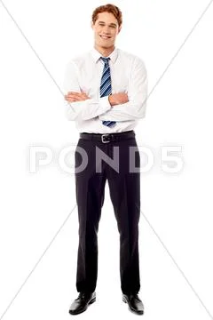 Confident young business executive Stock Photos