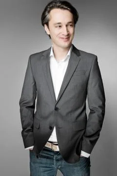 Confident young man Stock Photos