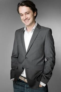 Confident young man Stock Photos
