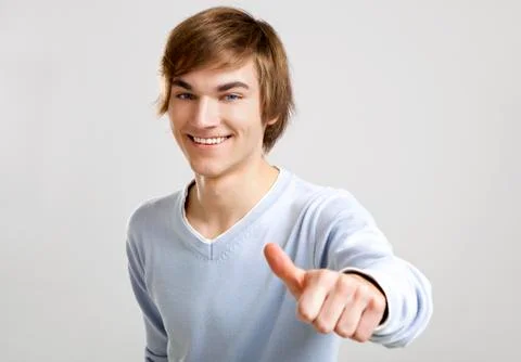 Confident young man Stock Photos