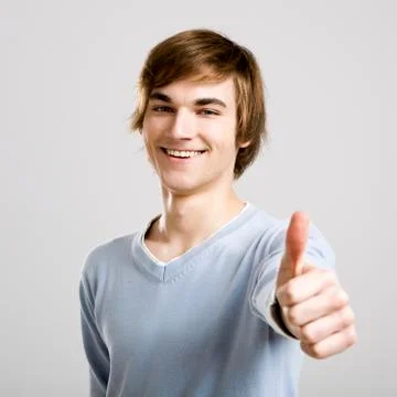 Confident young man Stock Photos