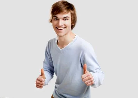 Confident young man Stock Photos