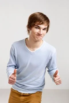 Confident young man Stock Photos