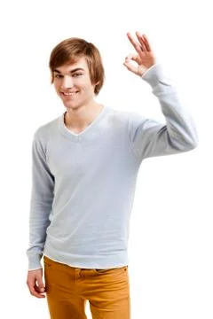 Confident young man Stock Photos