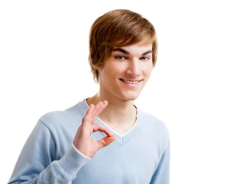 Confident young man Stock Photos