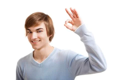 Confident young man Stock Photos