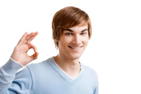Confident young man Stock Photos