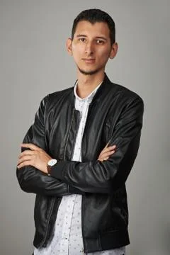 Confident young man Stock Photos