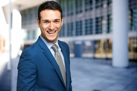Confident young manager Stock Photos