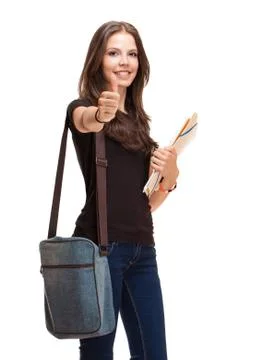Confident young student. Stock Photos