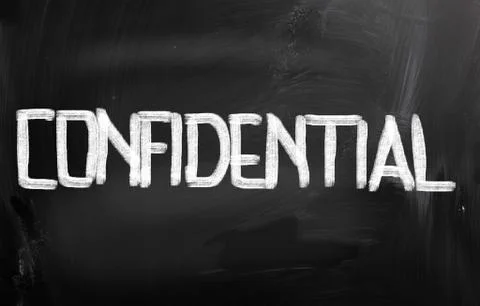 Confidential concept Illustrazione stock