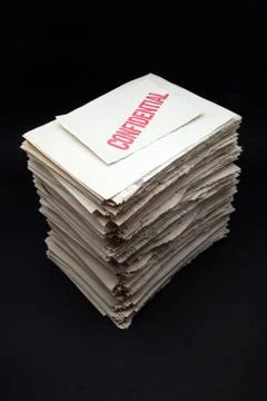 Confidential documents Stock Photos