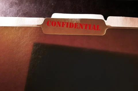 Confidential folder Stock Photos