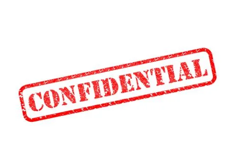 CONFIDENTIAL Illustrazione stock