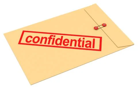 Confidential Stock Illustration