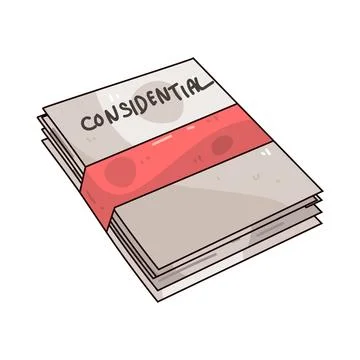 Confidential illustration Stock Illustration