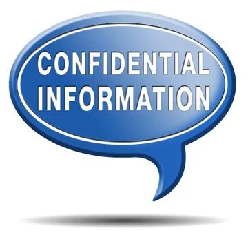 Confidential information Stock Illustration
