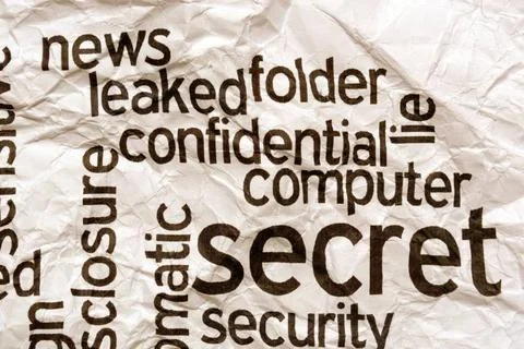  Confidential secret computer security concept Confidential secret compute... Stock Photos
