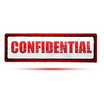 Confidential stamp Stock Illustration