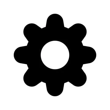 Configuration, gear, options, settings icon. Stock Illustration